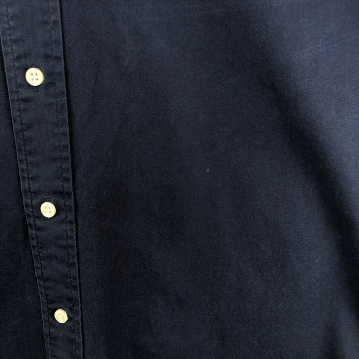 Ralph Lauren BLAKE long sleeve button down shirt, men's size L cotton navy blue type Vintage Second Hand