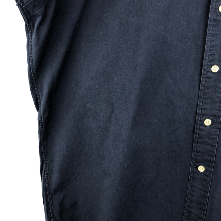 Ralph Lauren BLAKE long sleeve button down shirt, men's size L cotton navy blue type Vintage Second Hand