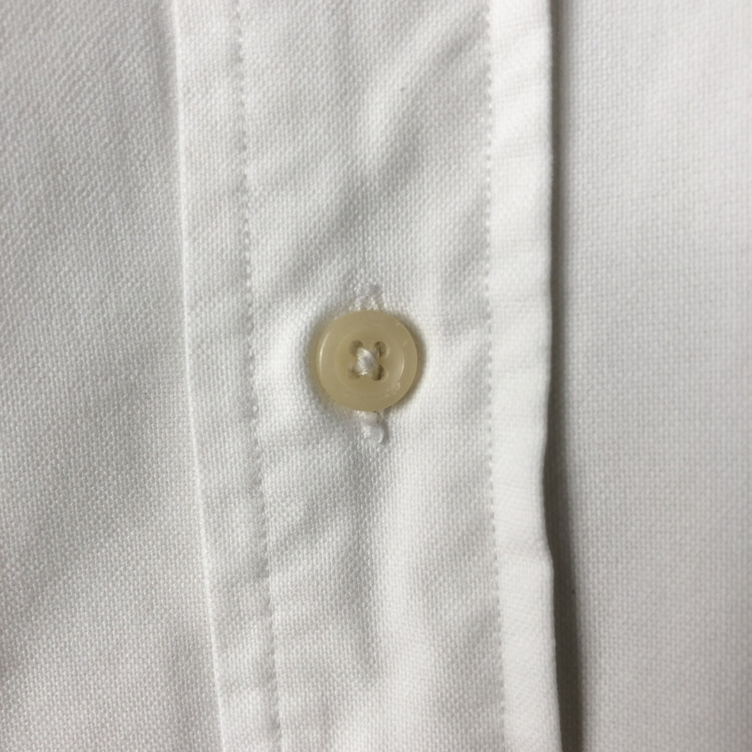 Ralph Lauren YARMOUTH long sleeve button down shirt, men's XL size cotton white type Vintage Second Hand
