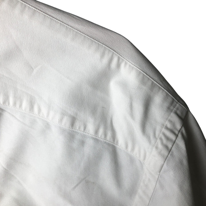 Ralph Lauren YARMOUTH long sleeve button down shirt, men's XL size cotton white type Vintage Second Hand
