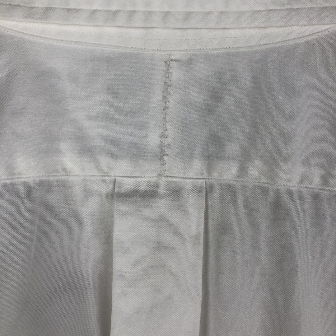 Ralph Lauren YARMOUTH long sleeve button down shirt, men's size M cotton white type Vintage Second Hand