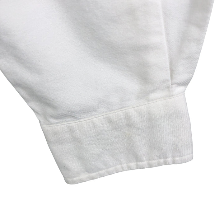 Ralph Lauren YARMOUTH long sleeve button down shirt, men's size M cotton white type Vintage Second Hand