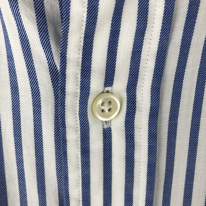 Ralph Lauren YARMOUTH Long Sleeve Button-Down Striped Shirt, Men's XL cotton white type Vintage Second Hand