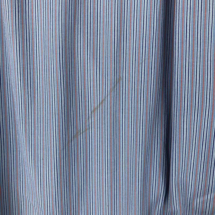 Ralph Lauren Classic Fit Long Sleeve Button Down Striped Shirt, Men's Size L cotton blue type Vintage Second Hand