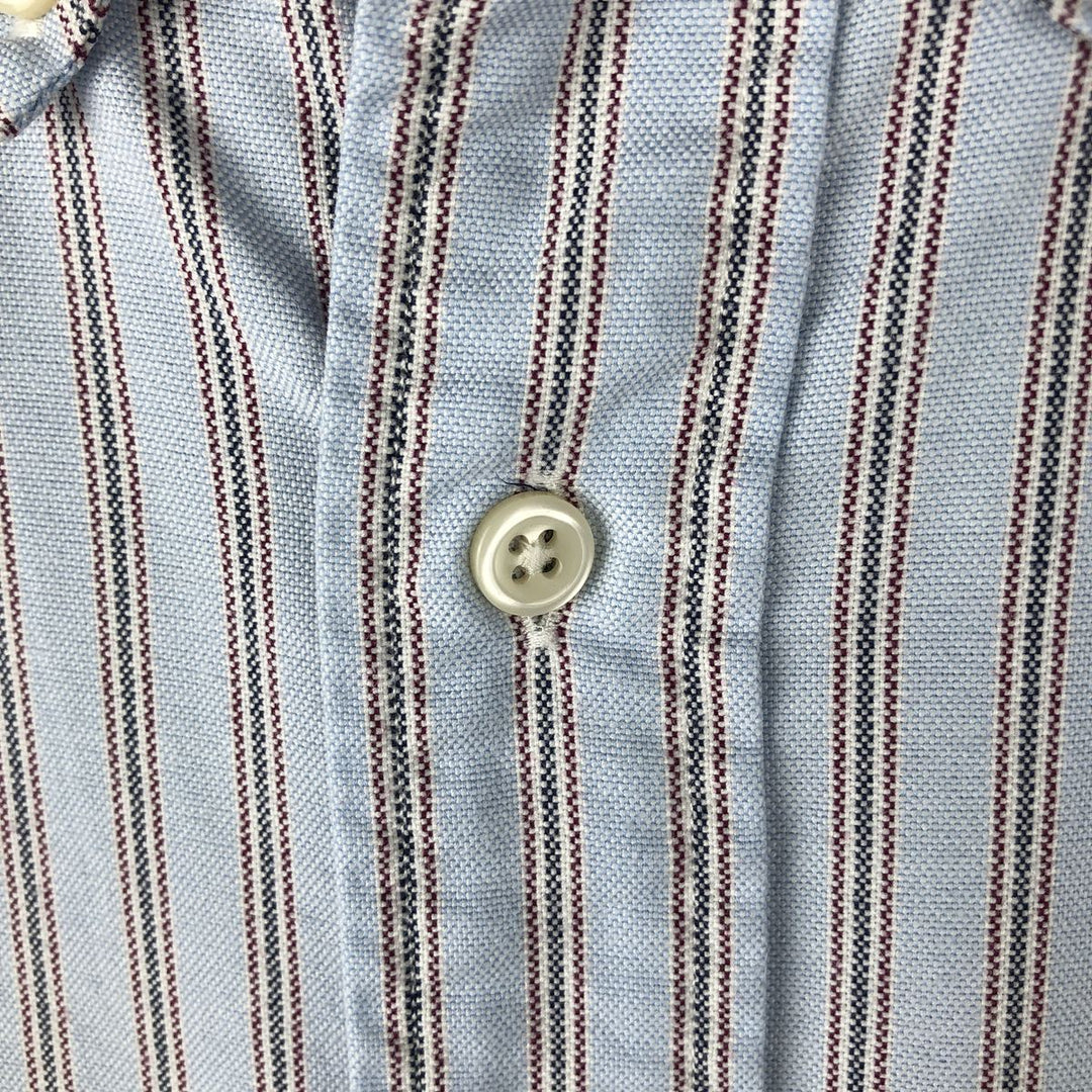 Ralph Lauren Classic Fit Long Sleeve Button Down Striped Shirt Men's XL cotton Blue type light blue Vintage Second Hand
