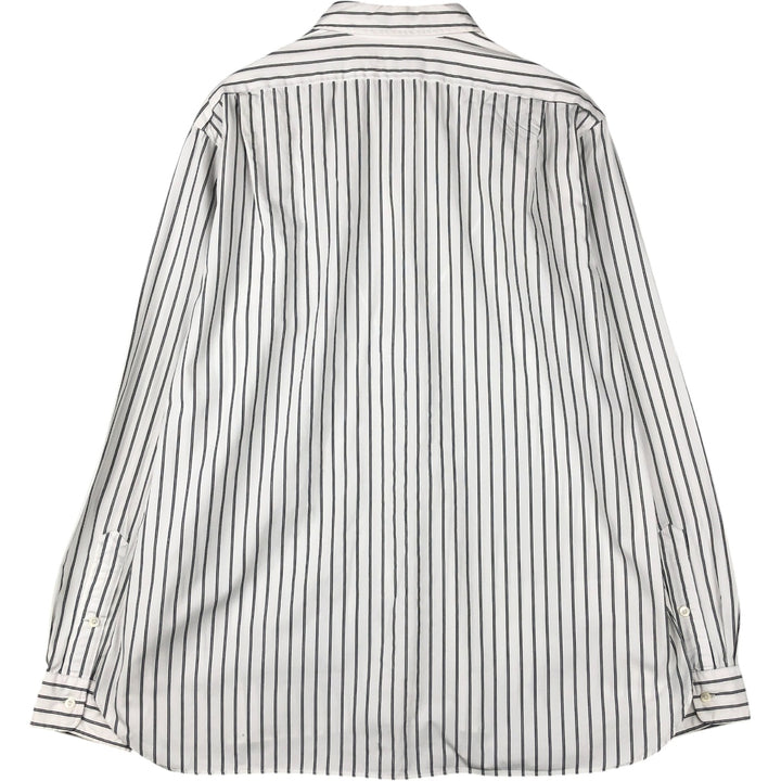 Ralph Lauren POLO by Ralph Lauren Long Sleeve Cotton Striped Shirt Men's XL cotton white type Vintage Second Hand