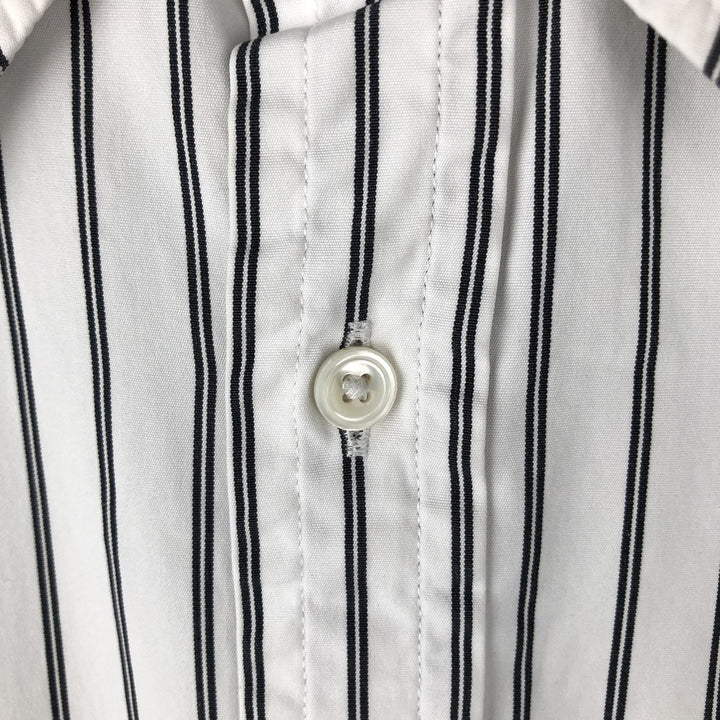 Ralph Lauren POLO by Ralph Lauren Long Sleeve Cotton Striped Shirt Men's XL cotton white type Vintage Second Hand