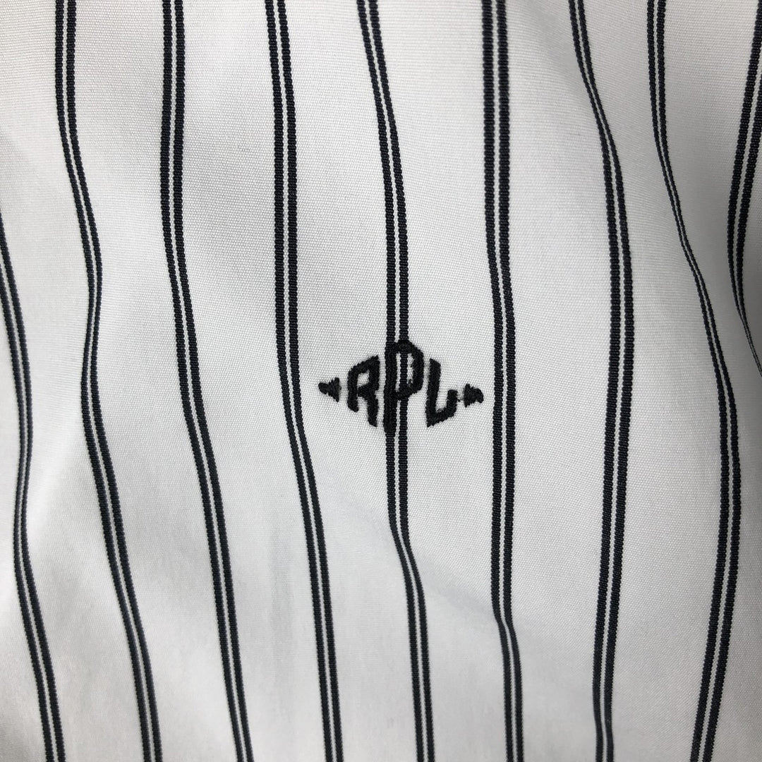 Ralph Lauren POLO by Ralph Lauren Long Sleeve Cotton Striped Shirt Men's XL cotton white type Vintage Second Hand