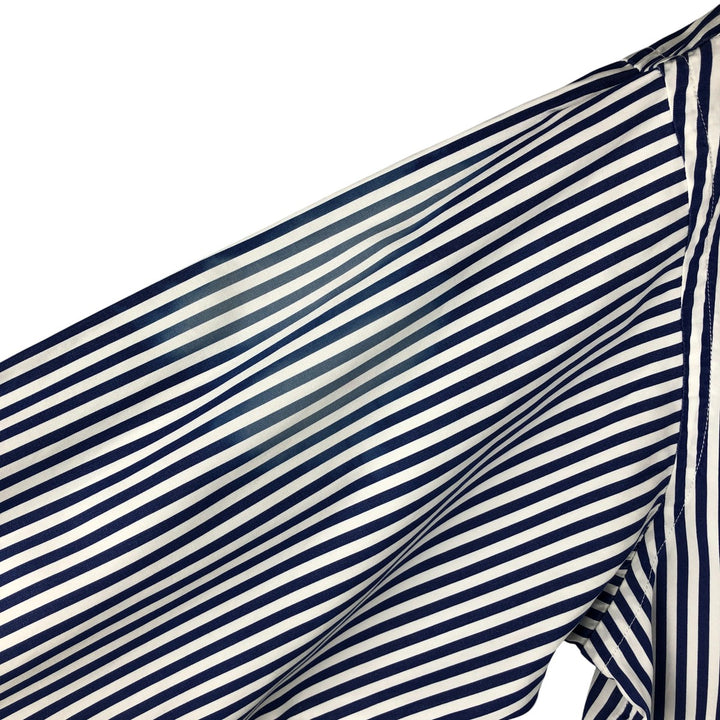 Ralph Lauren long-sleeved cotton striped shirt, men's size M, lightweight unclear white type Vintage Second Hand