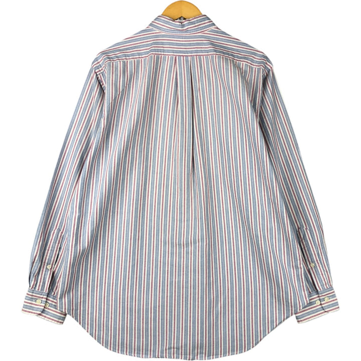 Ralph Lauren Classic Fit Long Sleeve Button Down Striped Shirt Men's Size L cotton white type Vintage Second Hand
