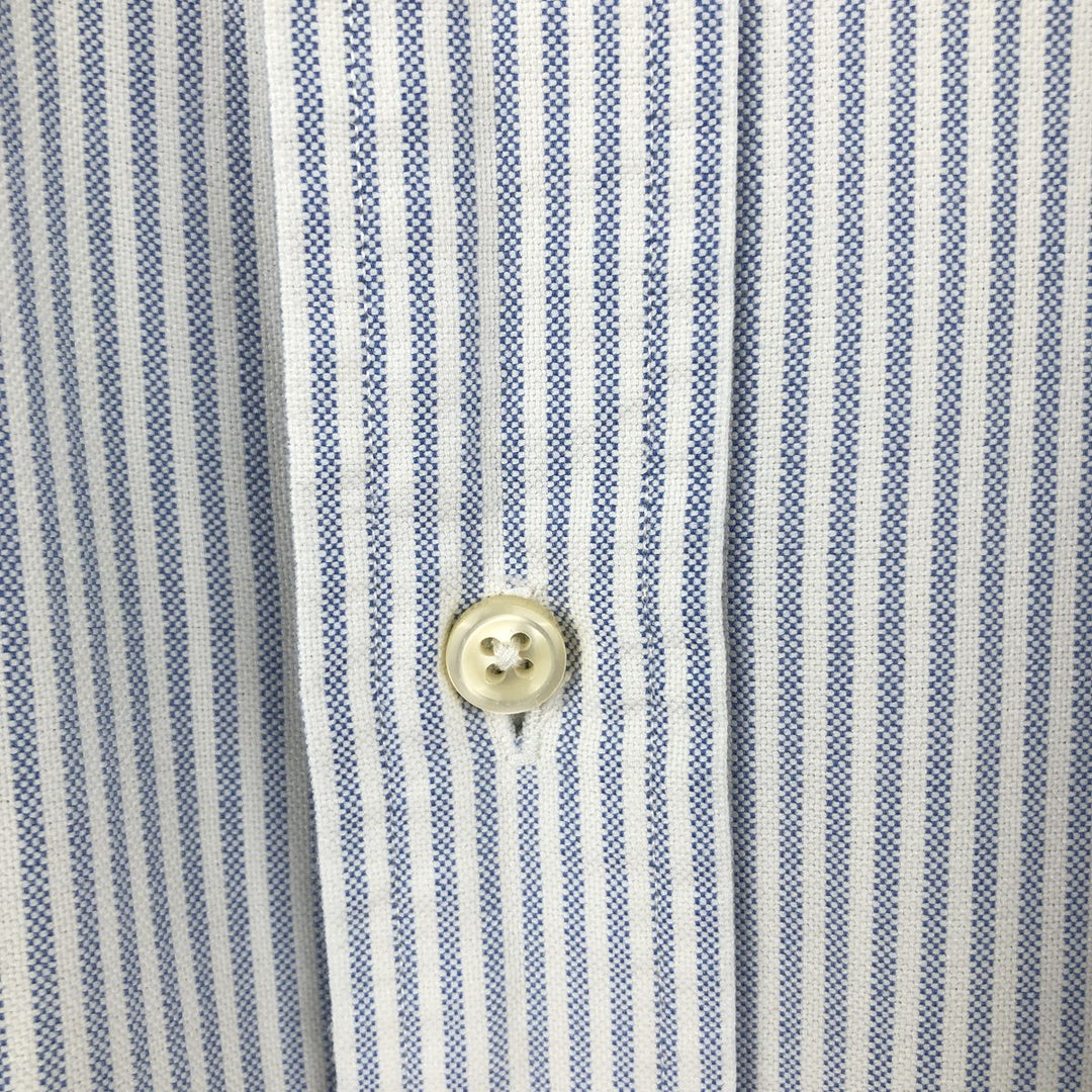 Ralph Lauren YARMOUTH Long Sleeve Button-Down Striped Shirt, Men's XL cotton white type Vintage Second Hand