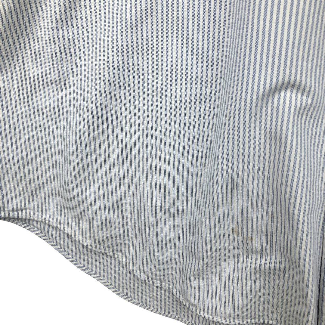 Ralph Lauren YARMOUTH Long Sleeve Button-Down Striped Shirt, Men's XL cotton white type Vintage Second Hand