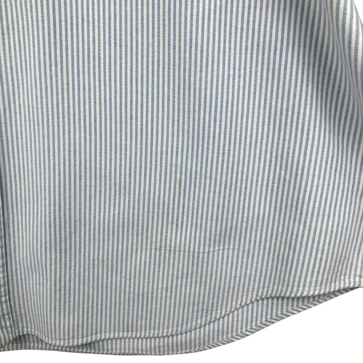 Ralph Lauren YARMOUTH Long Sleeve Button-Down Striped Shirt, Men's XL cotton white type Vintage Second Hand