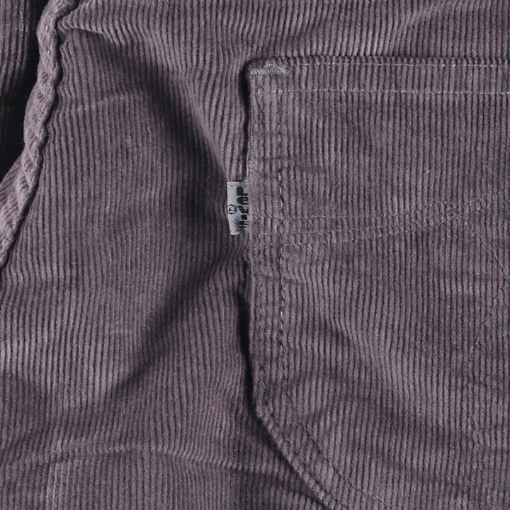 Vintage 1980'S Levi's Levi's for Men Flare Cut Corduroy Pants, Size W33 unclear Charcoal Vintage Second Hand