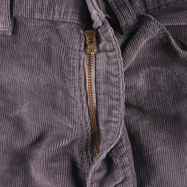 Vintage 1980'S Levi's Levi's for Men Flare Cut Corduroy Pants, Size W33 unclear Charcoal Vintage Second Hand