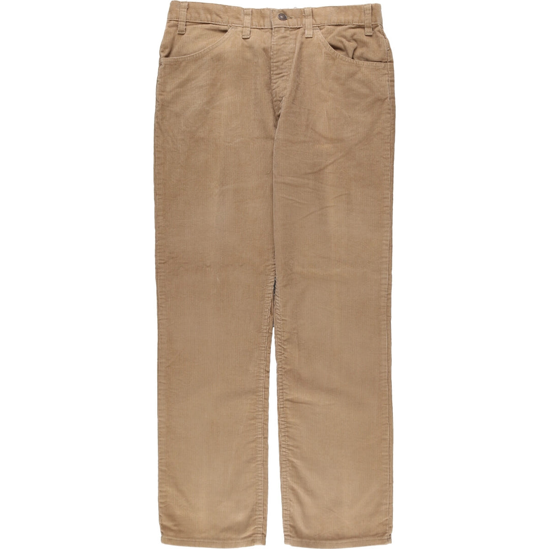 Vintage 1980'S Levi's 519-1523 corduroy pants, men's size W32 unclear brown type Vintage Second Hand