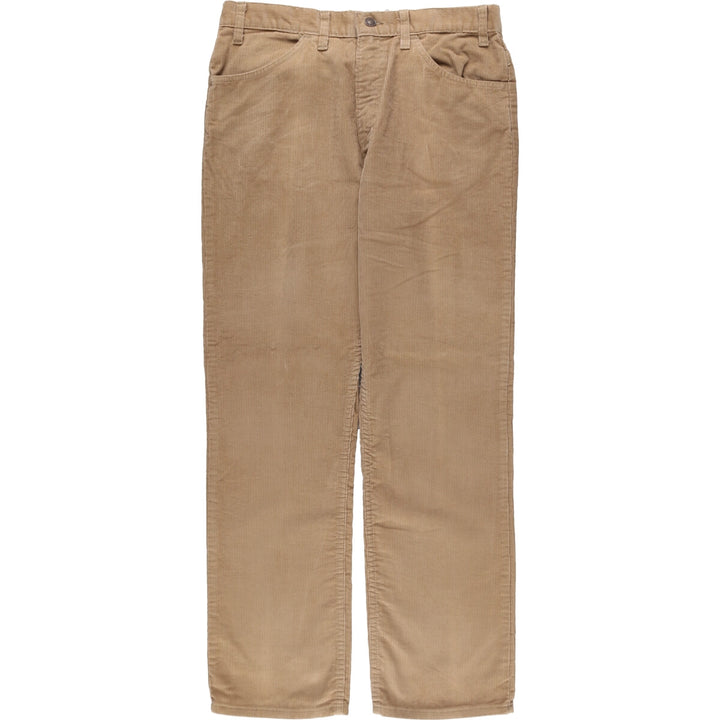 Vintage 1980'S Levi's 519-1523 corduroy pants, men's size W32 unclear brown type Vintage Second Hand