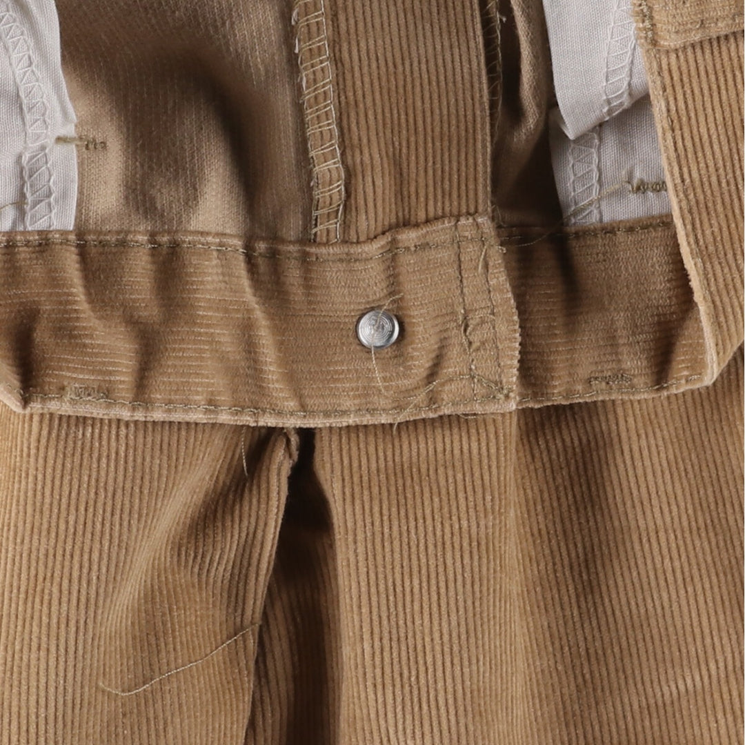 Vintage 1980'S Levi's 519-1523 corduroy pants, men's size W32 unclear brown type Vintage Second Hand