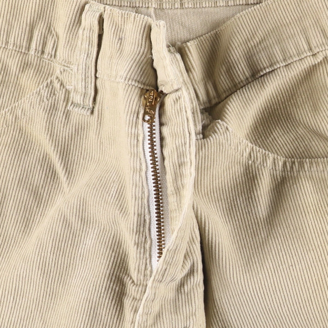Vintage 1980'S Levi's 519-1522 White Tab Corduroy Pants, Made in USA, Men's Size W31 unclear Beige type Vintage Second Hand
