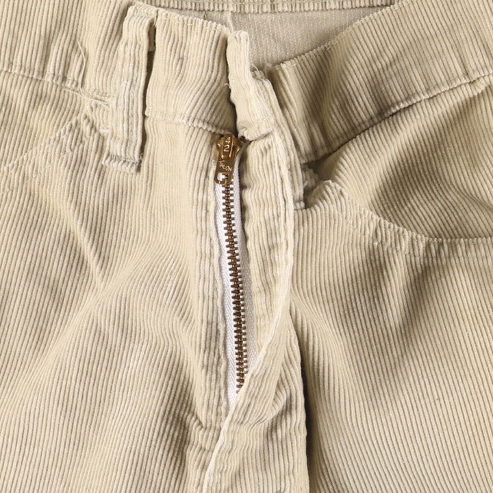 Vintage 1980'S Levi's 519-1522 White Tab Corduroy Pants, Made in USA, Men's Size W31 unclear Beige type Vintage Second Hand