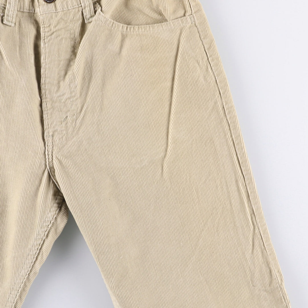 Vintage 1980'S Levi's 519-1522 White Tab Corduroy Pants, Made in USA, Men's Size W31 unclear Beige type Vintage Second Hand
