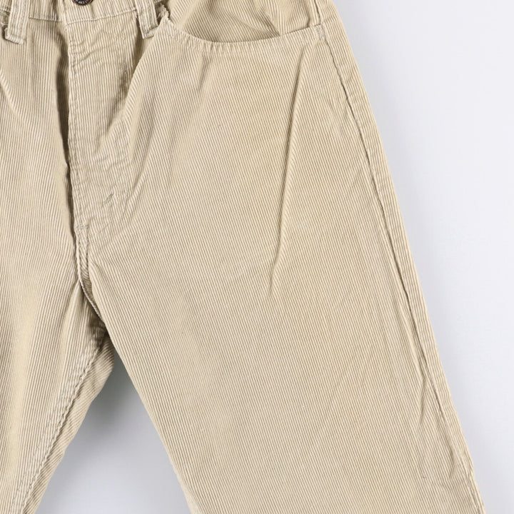 Vintage 1980'S Levi's 519-1522 White Tab Corduroy Pants, Made in USA, Men's Size W31 unclear Beige type Vintage Second Hand