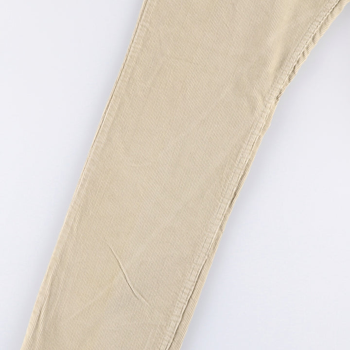 Vintage 1980'S Levi's 519-1522 White Tab Corduroy Pants, Made in USA, Men's Size W31 unclear Beige type Vintage Second Hand