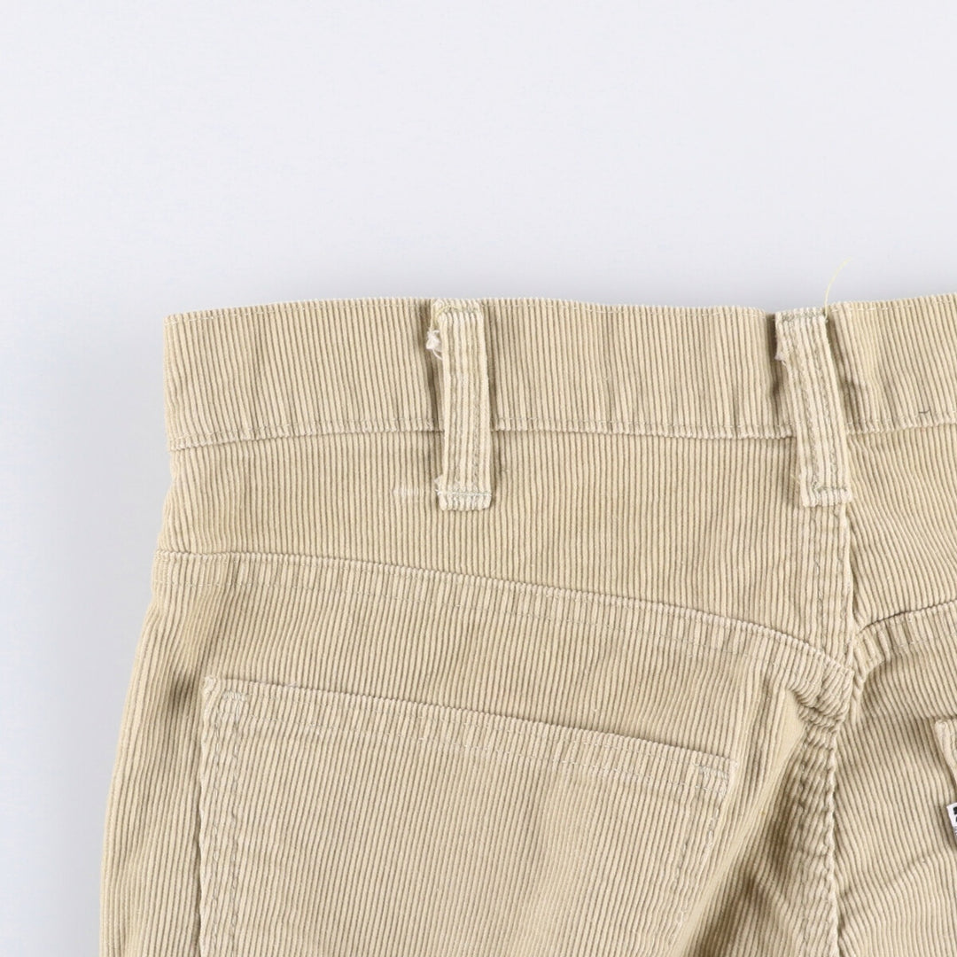 Vintage 1980'S Levi's 519-1522 White Tab Corduroy Pants, Made in USA, Men's Size W31 unclear Beige type Vintage Second Hand