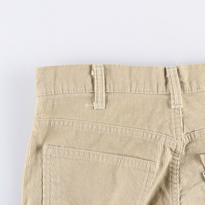 Vintage 1980'S Levi's 519-1522 White Tab Corduroy Pants, Made in USA, Men's Size W31 unclear Beige type Vintage Second Hand