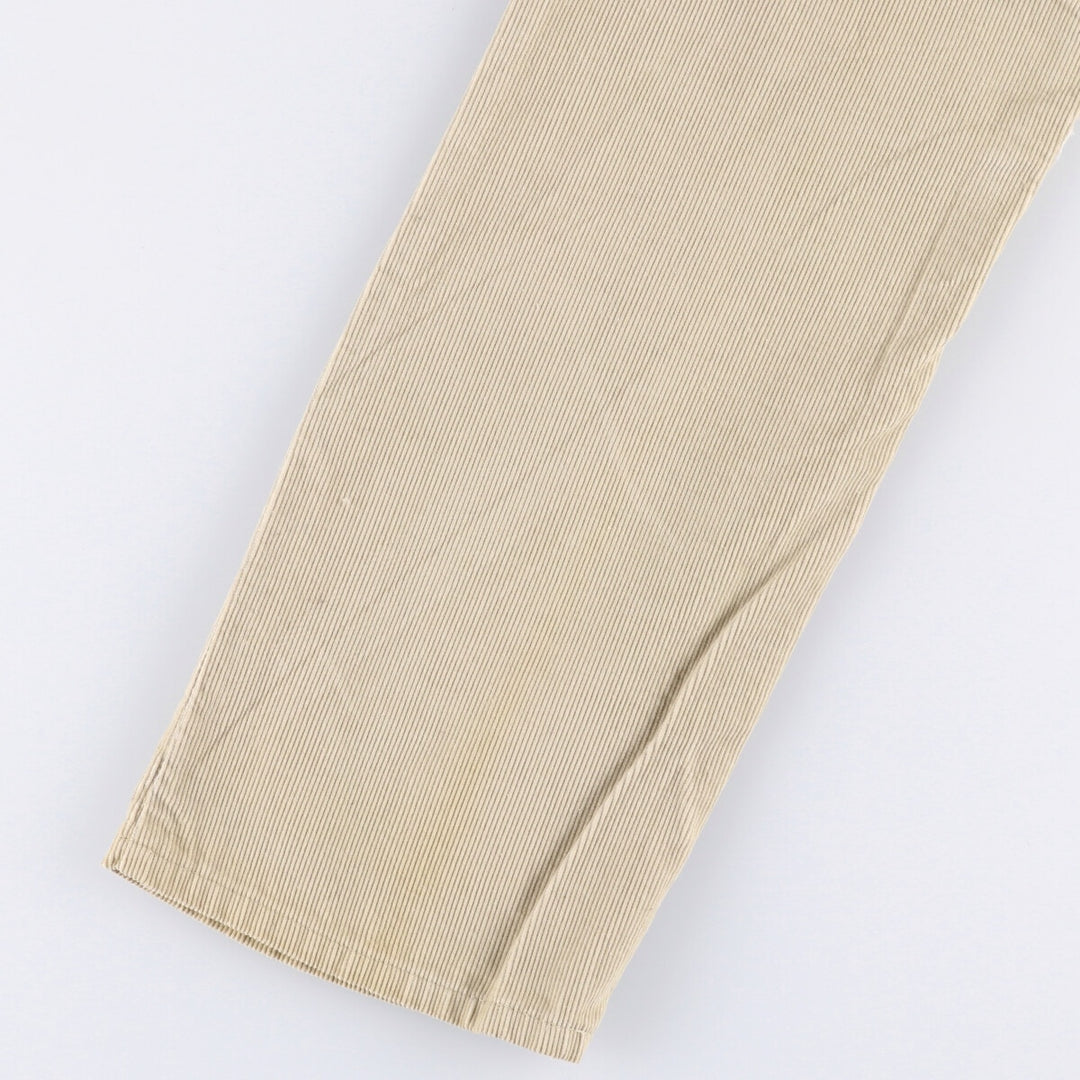 Vintage 1980'S Levi's 519-1522 White Tab Corduroy Pants, Made in USA, Men's Size W31 unclear Beige type Vintage Second Hand