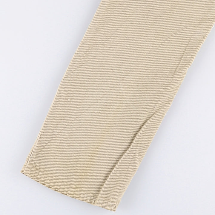 Vintage 1980'S Levi's 519-1522 White Tab Corduroy Pants, Made in USA, Men's Size W31 unclear Beige type Vintage Second Hand