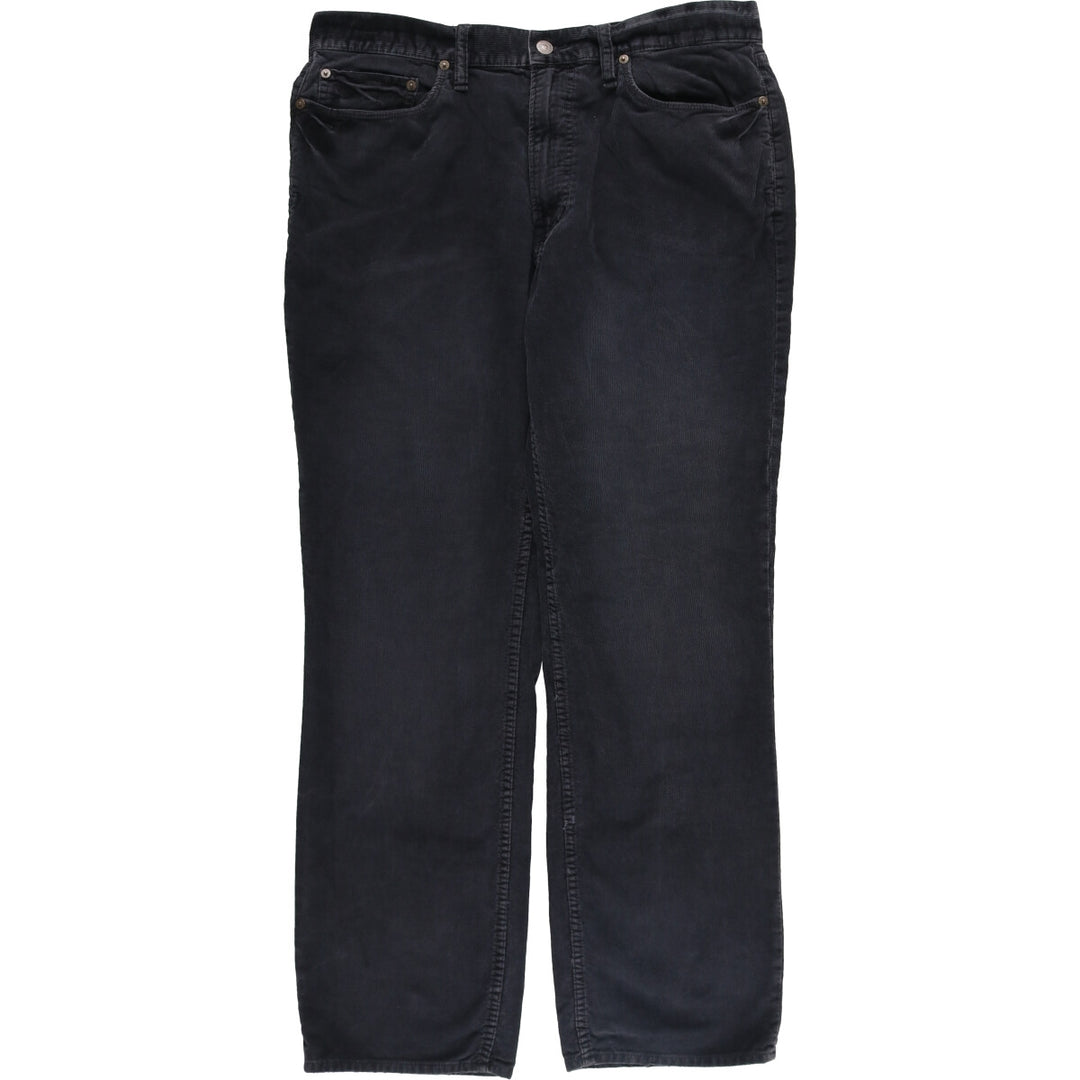 Ralph Lauren Polo RALPH LAUREN Men's Corduroy Pants, Size W36 cotton black type Vintage Second Hand