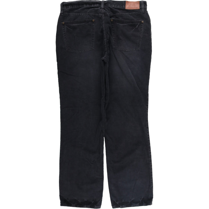 Ralph Lauren Polo RALPH LAUREN Men's Corduroy Pants, Size W36 cotton black type Vintage Second Hand