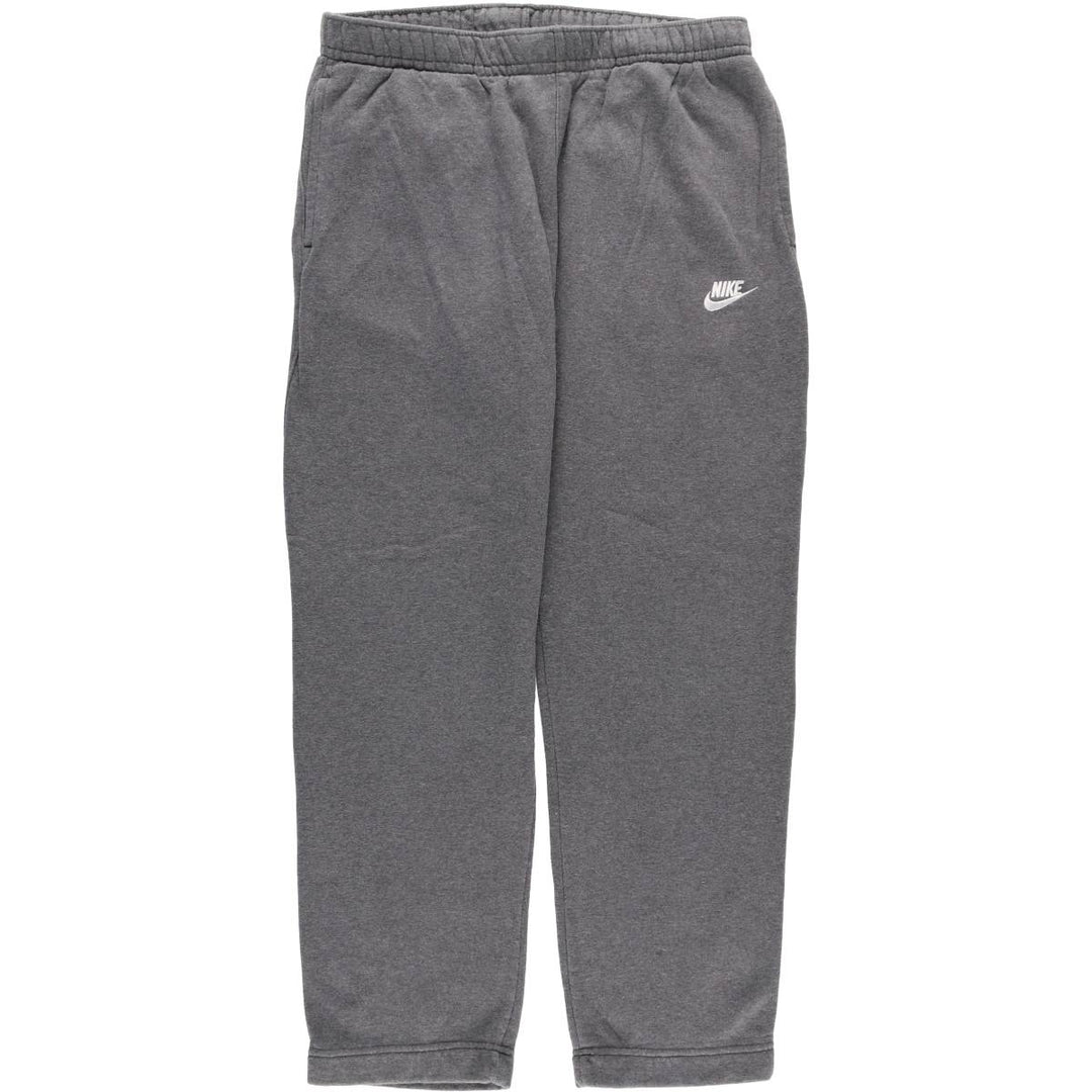 Nike Sweatpants, Men's Size L cotton gray type Vintage Second Hand