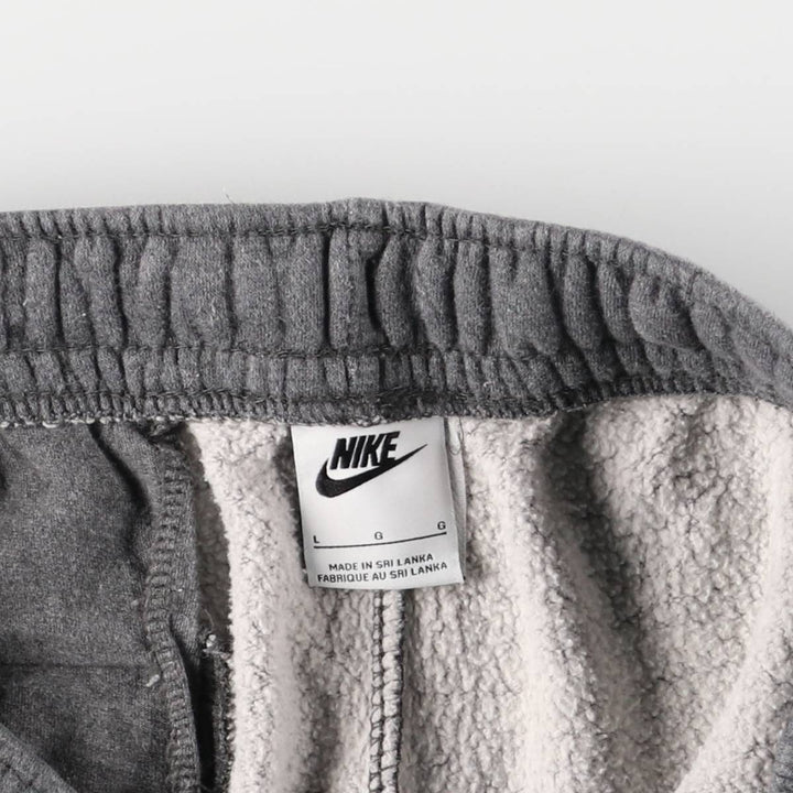 Nike Sweatpants, Men's Size L cotton gray type Vintage Second Hand