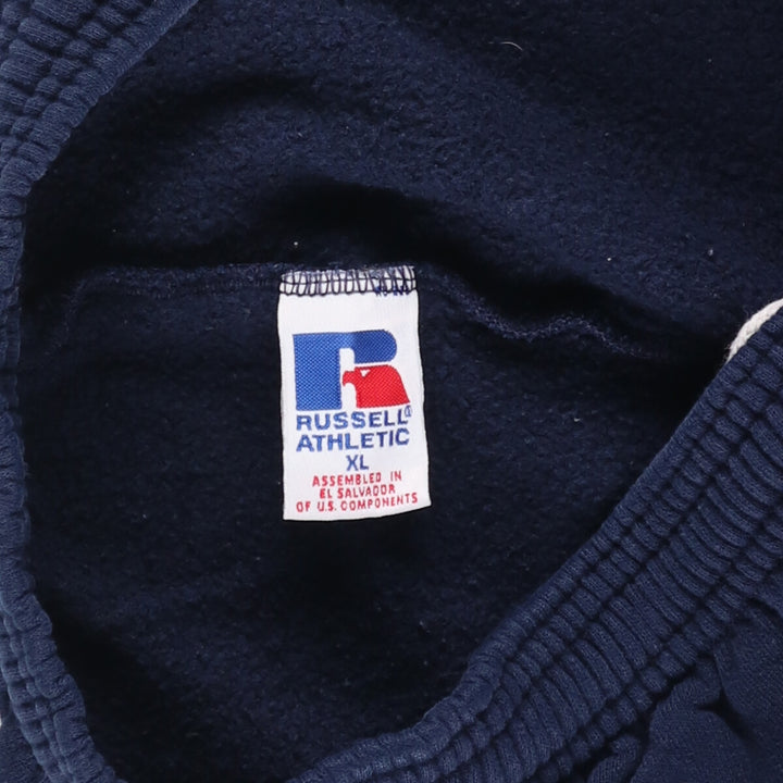 Vintage Russell sweatpants, men's size XL cotton navy blue type Vintage Second Hand