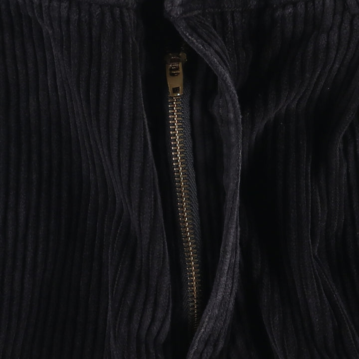 BILLBLASS Two-pleat Wide-Rib Corduroy Pants, Men's, Size W32 cotton black type Vintage Second Hand