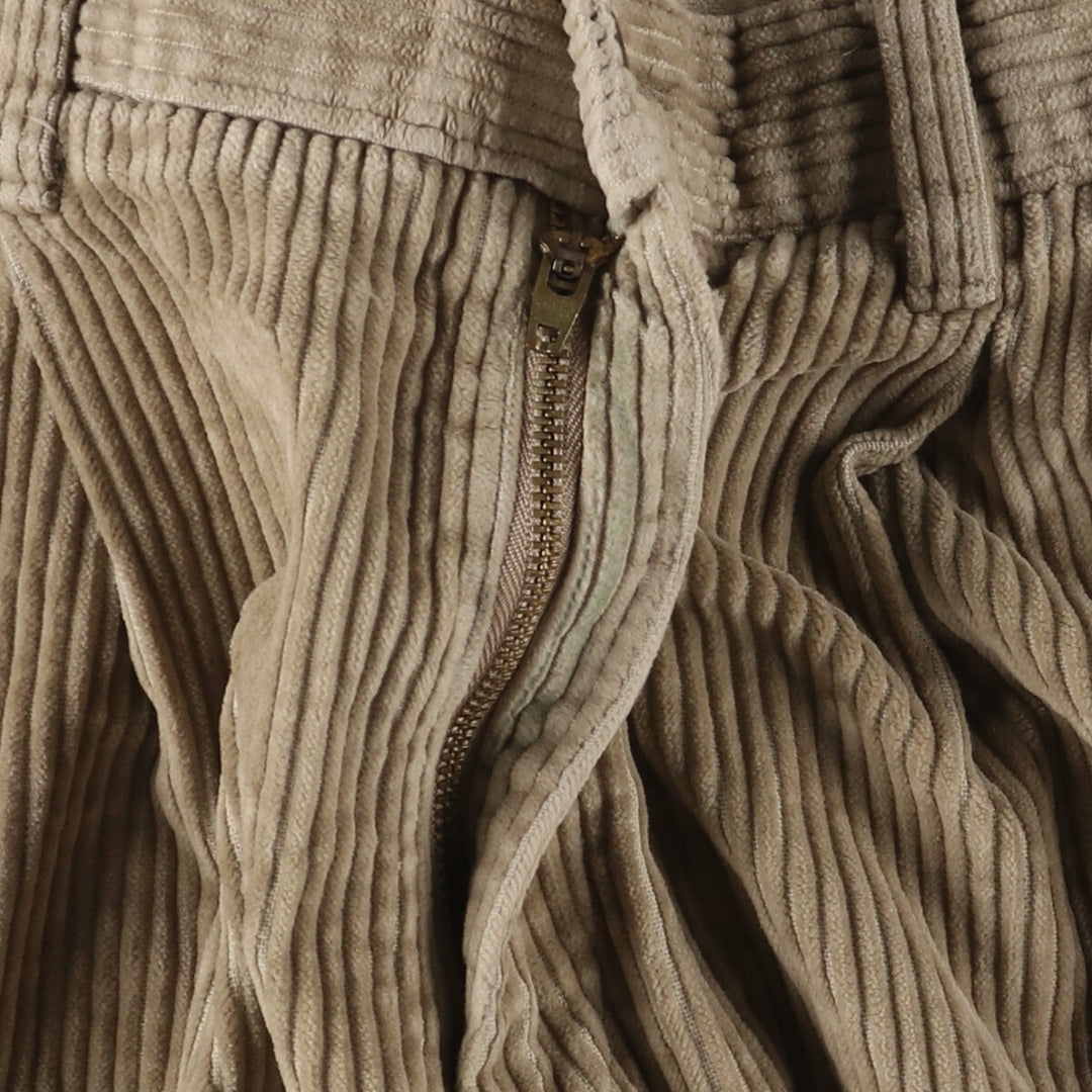 90'S Dockers Khakis Two-pleat Wide-Rib Corduroy Pants, Men's, Vintage, Size W34 cotton Beige type Vintage Second Hand