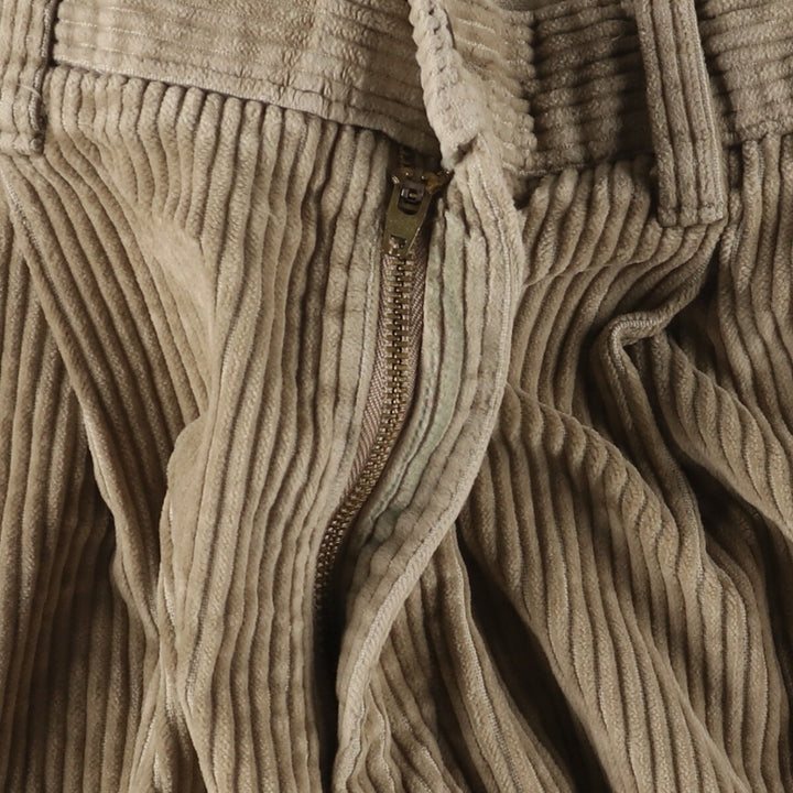 90'S Dockers Khakis Two-pleat Wide-Rib Corduroy Pants, Men's, Vintage, Size W34 cotton Beige type Vintage Second Hand