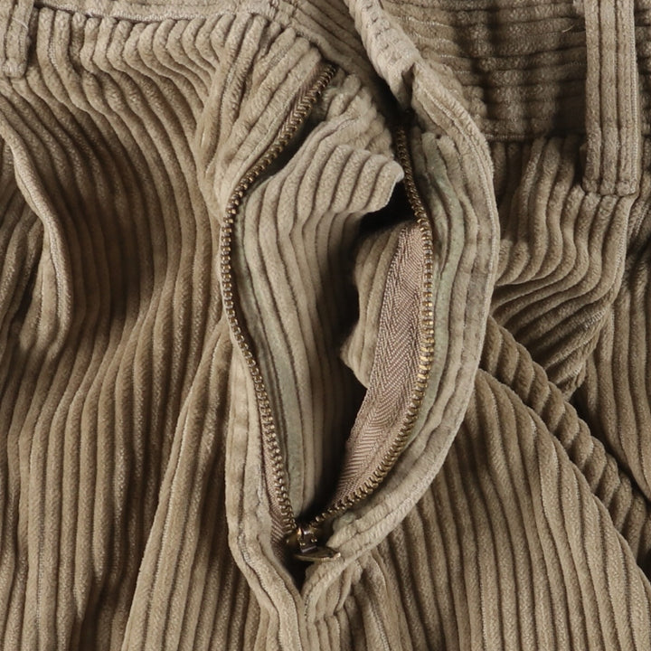 90'S Dockers Khakis Two-pleat Wide-Rib Corduroy Pants, Men's, Vintage, Size W34 cotton Beige type Vintage Second Hand