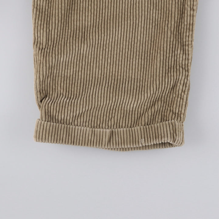 90'S Dockers Khakis Two-pleat Wide-Rib Corduroy Pants, Men's, Vintage, Size W34 cotton Beige type Vintage Second Hand