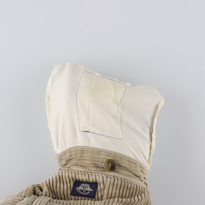 90'S Dockers Khakis Two-pleat Wide-Rib Corduroy Pants, Men's, Vintage, Size W34 cotton Beige type Vintage Second Hand