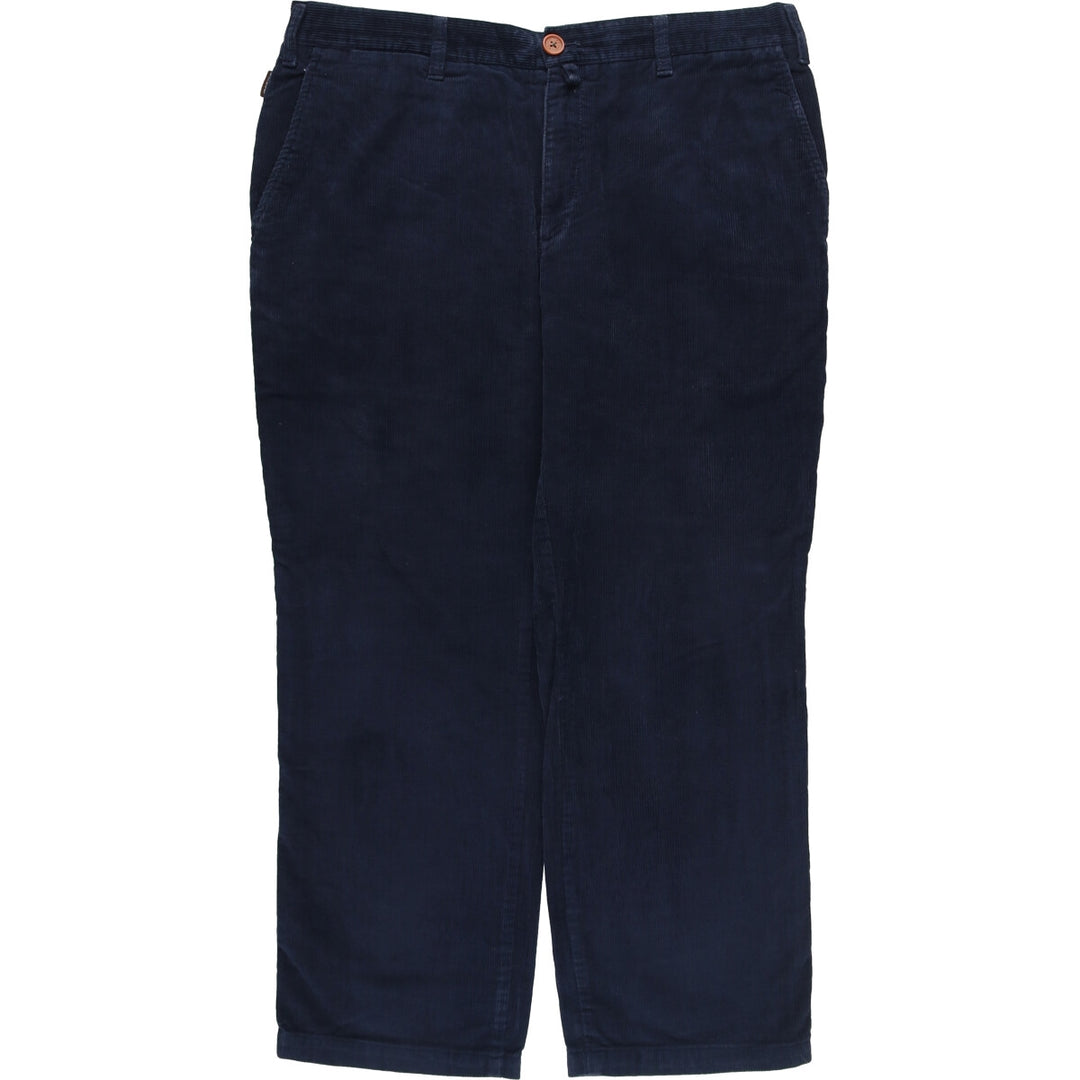 Barbour Corduroy Pants, Made in Spain, Size 46, Men's, W35 (equivalent) cotton navy blue type Vintage Second Hand