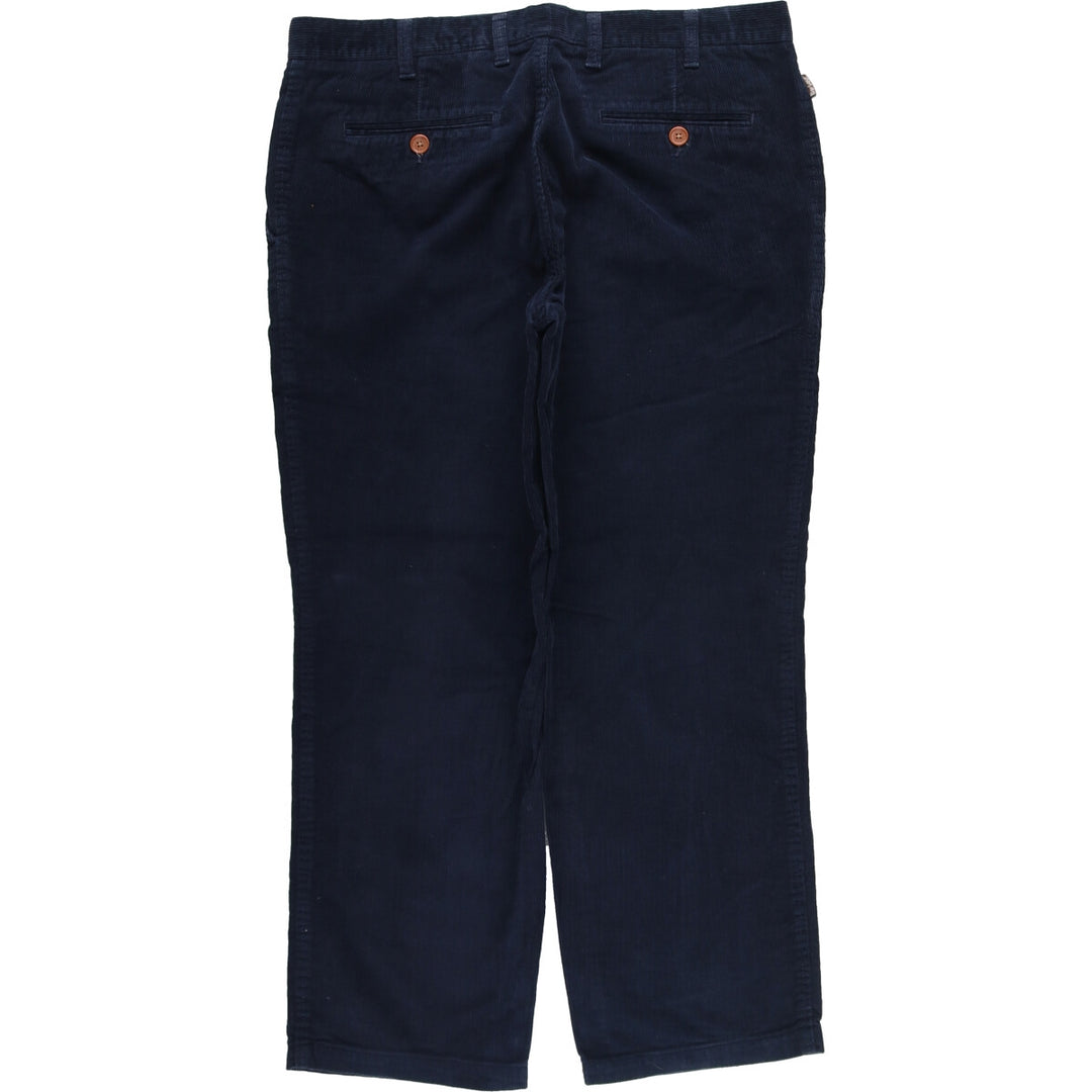 Barbour Corduroy Pants, Made in Spain, Size 46, Men's, W35 (equivalent) cotton navy blue type Vintage Second Hand