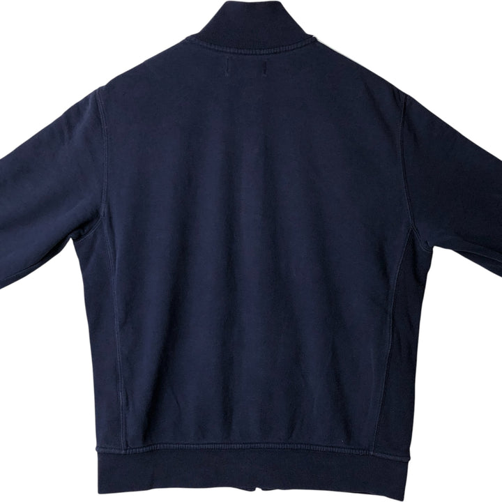 Ralph Lauren POLO by Ralph Lauren full zip sweatshirt, men's size L cotton navy blue type Vintage Second Hand