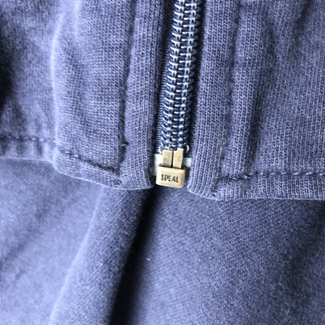 Ralph Lauren POLO by Ralph Lauren full zip sweatshirt, men's size L cotton navy blue type Vintage Second Hand