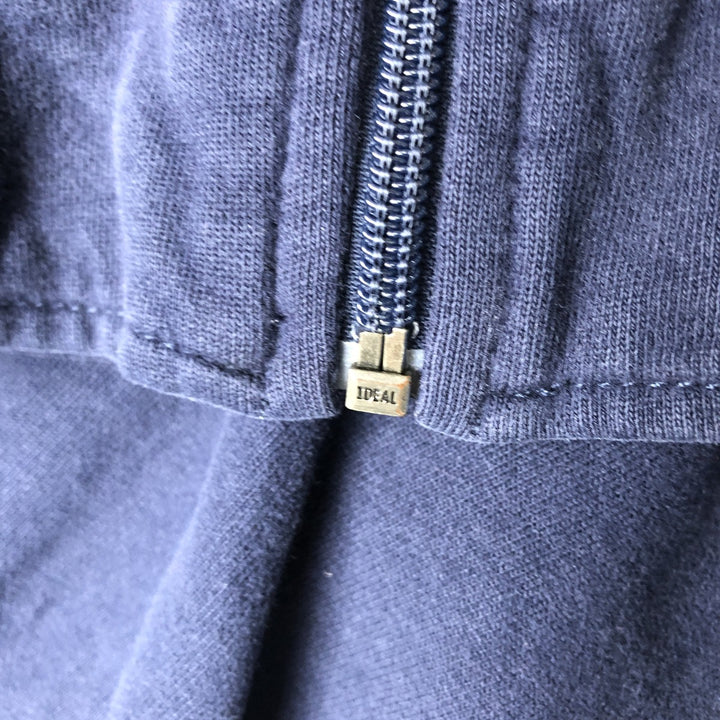 Ralph Lauren POLO by Ralph Lauren full zip sweatshirt, men's size L cotton navy blue type Vintage Second Hand