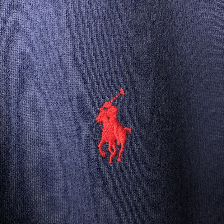 Ralph Lauren POLO by Ralph Lauren full zip sweatshirt, men's size L cotton navy blue type Vintage Second Hand