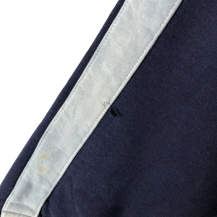 Ralph Lauren POLO by Ralph Lauren full zip sweatshirt, men's size L cotton navy blue type Vintage Second Hand