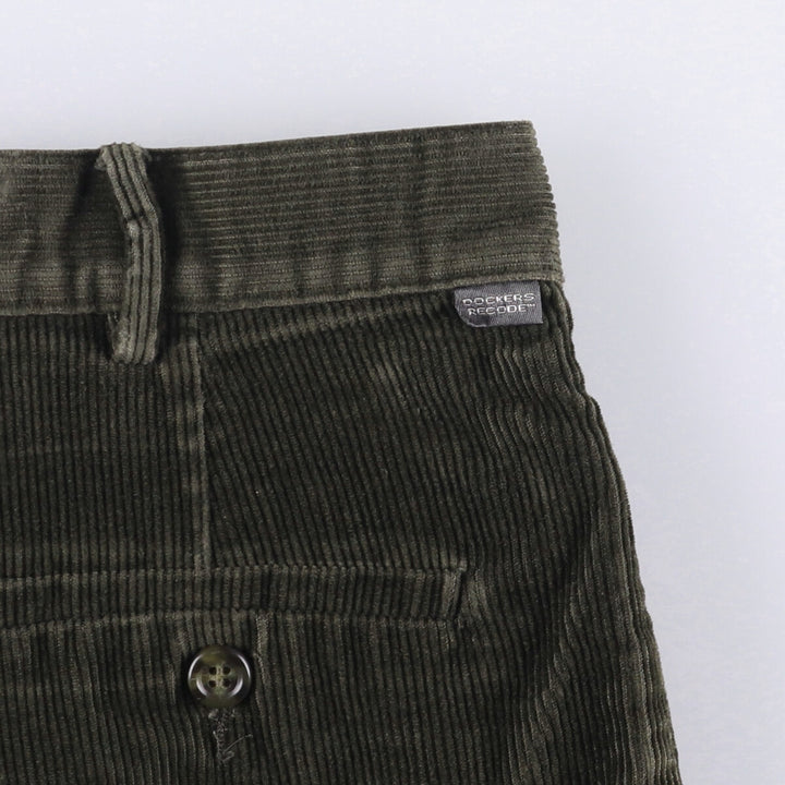 Dockers Recode Two-Pleated Corduroy Pants, Men's, Size W35 cotton Khaki type Vintage Second Hand